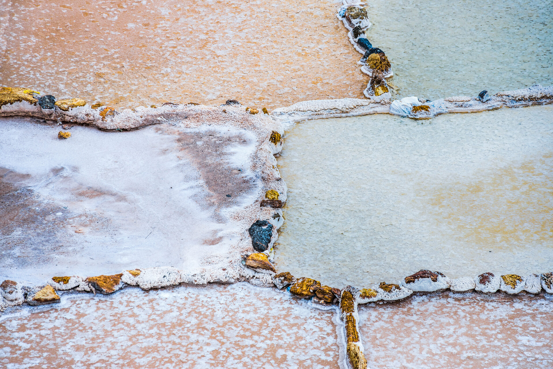 Peru Travel Photography Salt pans Salinas de Maras Maras near Cusco Cuzco Peru South America