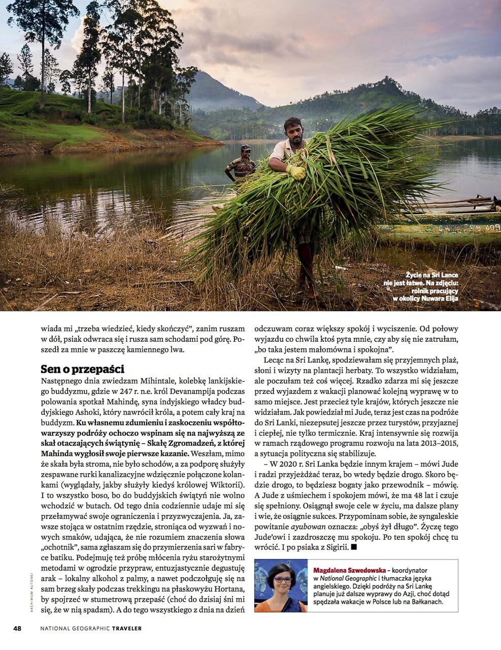 National Geographic Traveller Magazine Sri Lanka Article 3
